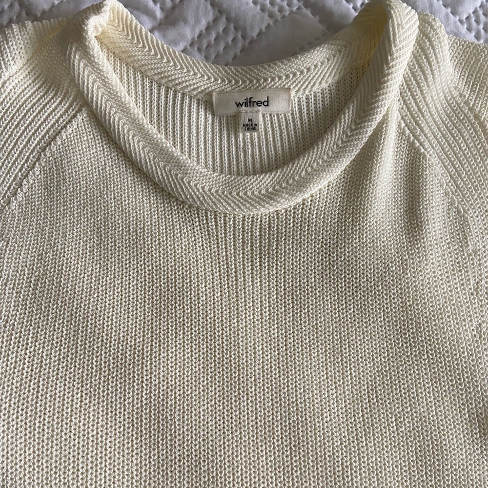 Aritzia Wilfred Palmier sleeveless sweater